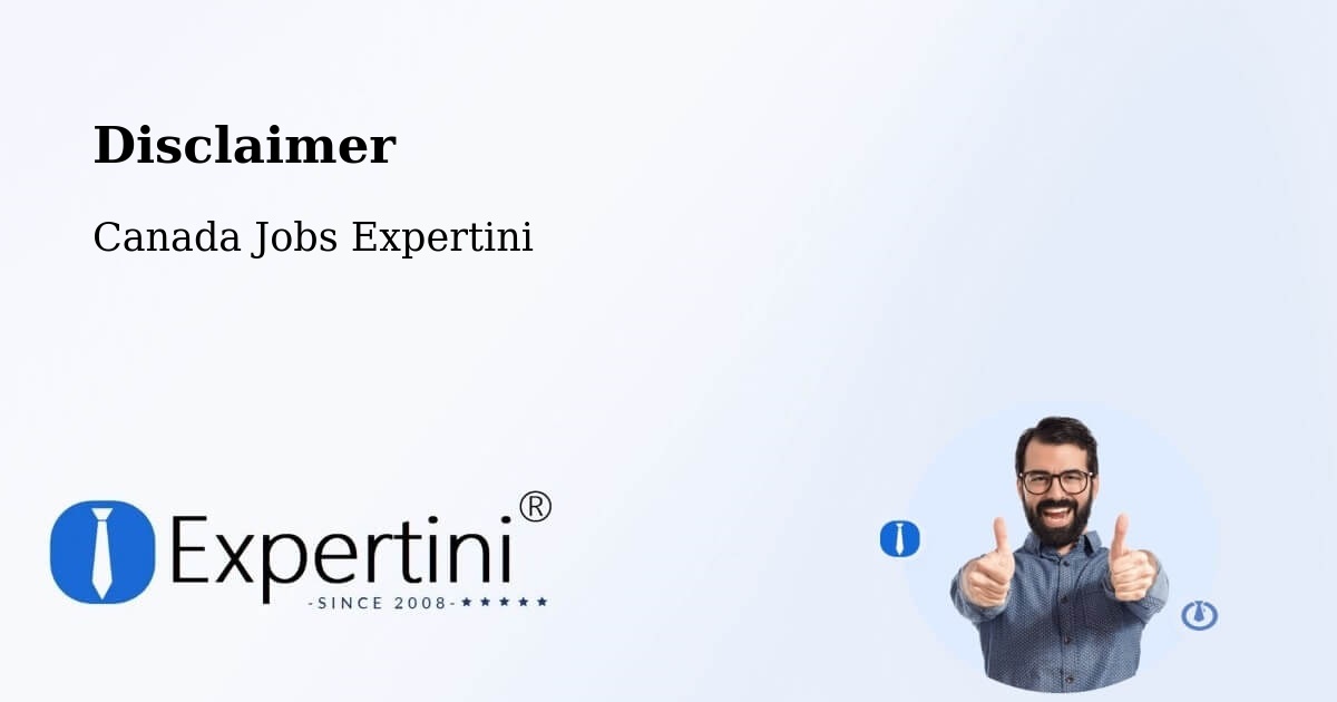 Disclaimer – Silver Berry - Canada Jobs Expertini