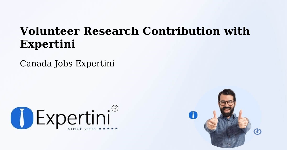 Volunteer Research Contribution Program – Silver Berry - Canada Jobs Expertini